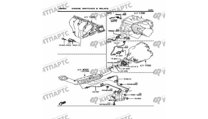 Датчики на коробке передач (2.0 MT) FAW