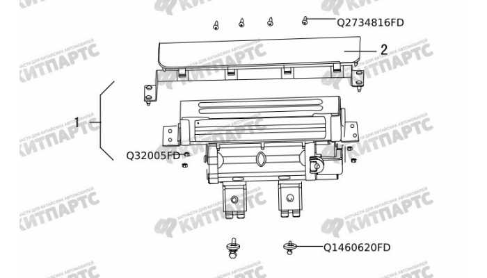 Подушка безопасности пассажира Great Wall Hover H3